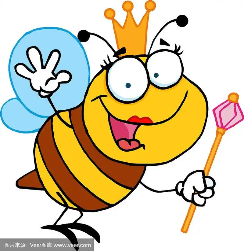 蜂王的卡通