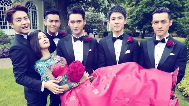 罗晋伴郎团都有谁曝光!霍建华失之交臂,最帅伴郎曾暗恋过新娘