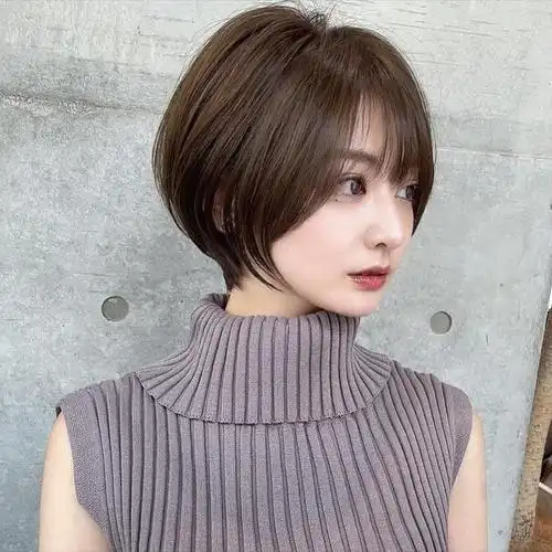 最具人气的女士短发:蓬松瘦脸,层次感满满,剪完显小10岁|发型|脸型