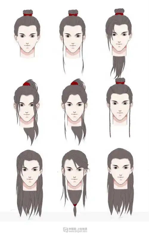 《古风男性的发型设计》by gf-115-183  森林の光