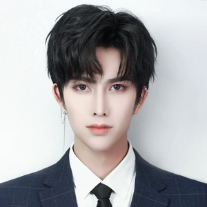 假发男短发韩版帅气蓬松男士全头套式中分男生日常自然三七分发型