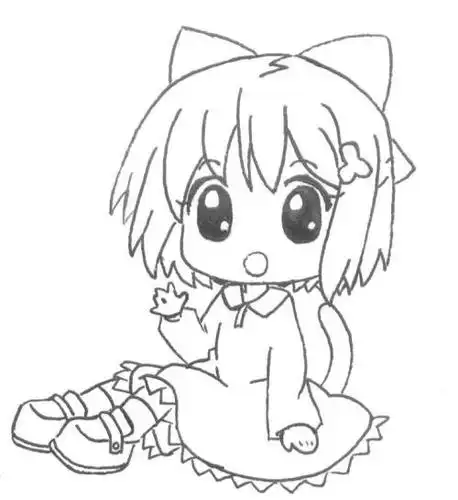 简笔画 手绘 线稿 10001000