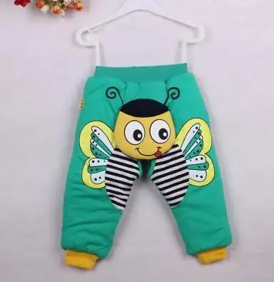 秋冬韩版卡通可爱彩童儿童开档裤 婴幼儿纯棉保暖加厚棉裤 批.