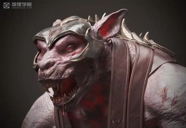 大狼人怪物3d作品