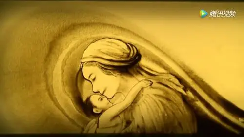 截屏沙画念亲恩