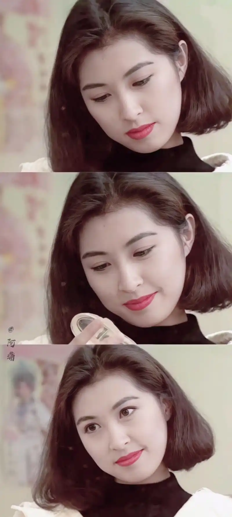 郭蔼明年轻时真的绝美!长发短发随意拿捏,刘青云确实娶到宝了