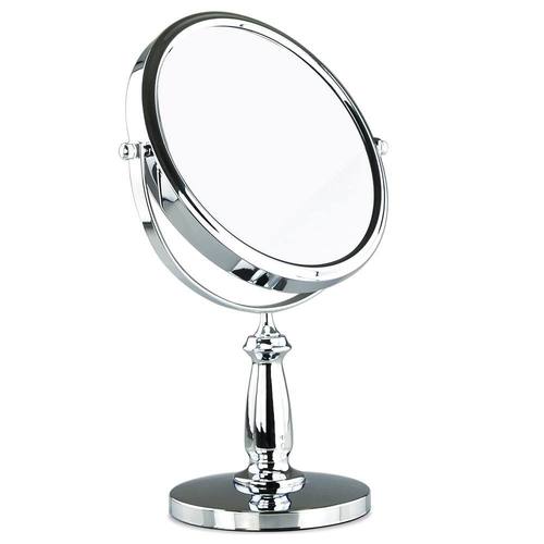 8英寸台式双面梳妆化妆镜 放大镜子 欧式高档美容化妆 酒店专用