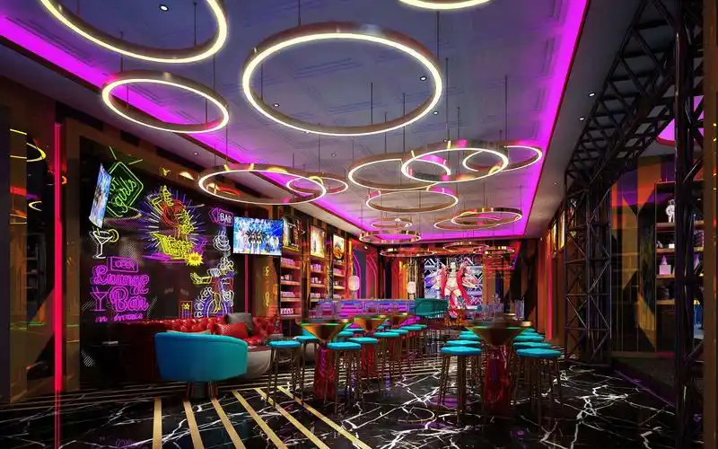 o 唛嘎ktv网红店,我们是2019年10月份刚开的全国最新型智能化"智慧ktv