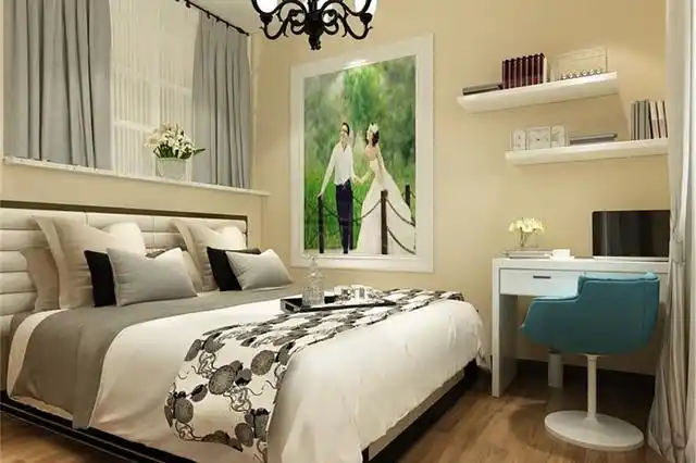 三,婚纱照挂卧室