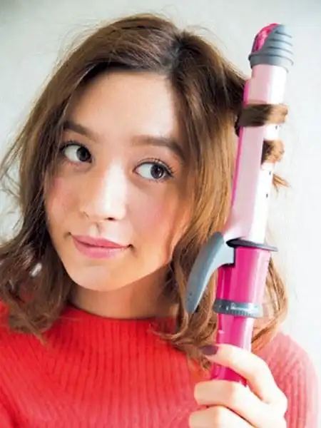 慵懒短发卷发棒教程图解,卷发图片-第2图,发型图片