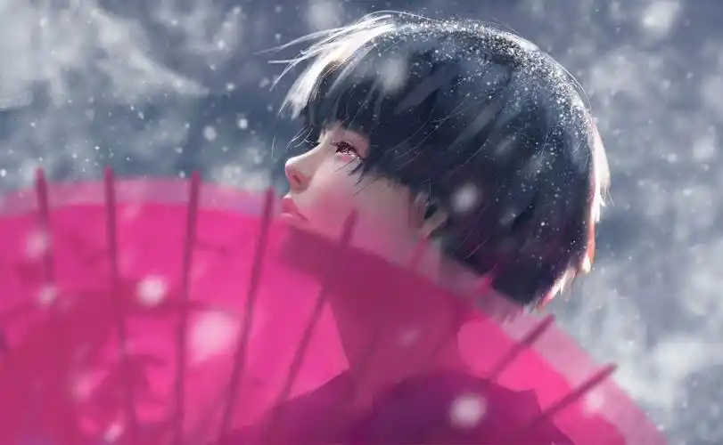 已续更wlop鬼刀高清壁纸系列4k8k都有不多说看图全知乎放上来最多最好