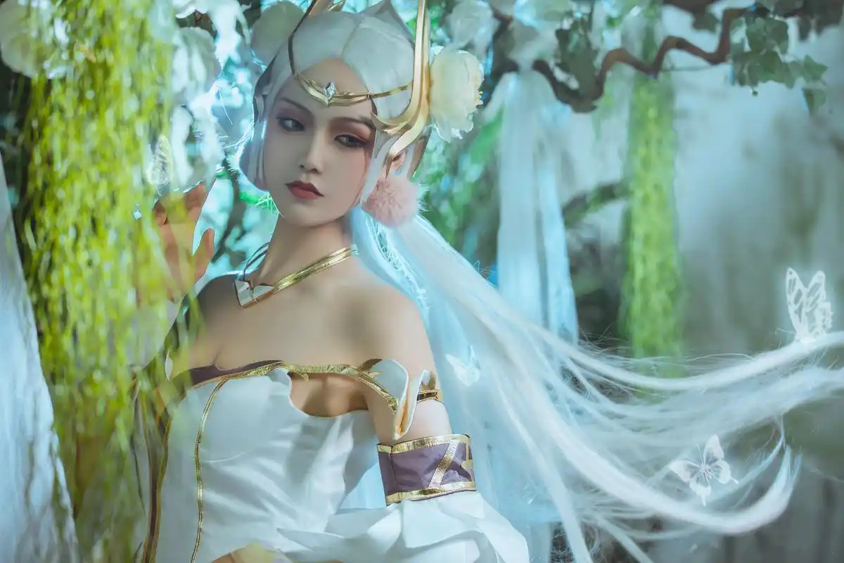 王者荣耀:梦幻cos貂蝉金色仲夏夜之梦,简直比原皮肤还要纯洁!