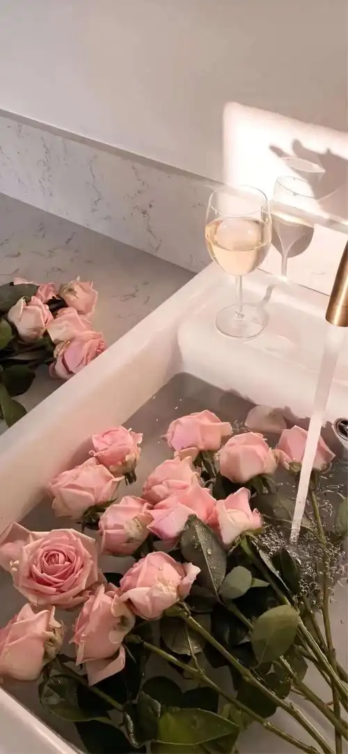 全屏粉色玫瑰花壁纸