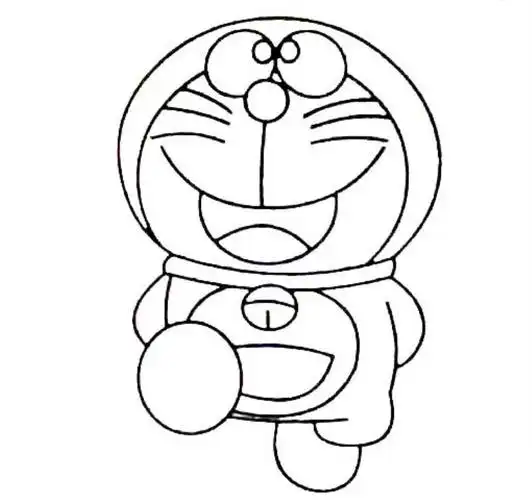 哆啦a梦简笔画大全