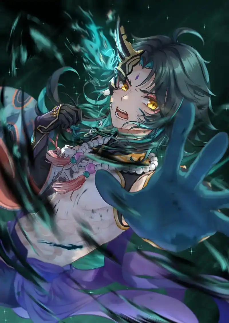 魈宝真的太帅了,谁能拒绝一个 三眼五尺仙人 #原神 - 抖音