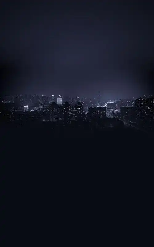 黑色唯美意境图片寂静的夜高清手机壁纸