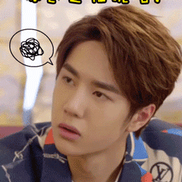 你这是在说啥王一博帅气呆萌gif动图_动态图_表情包下载_soogif