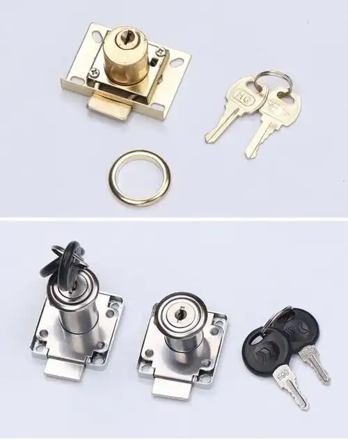 办公桌柜门锁家用柜子锁衣柜锁加长家具锁床头柜文件柜锁具合金1922全