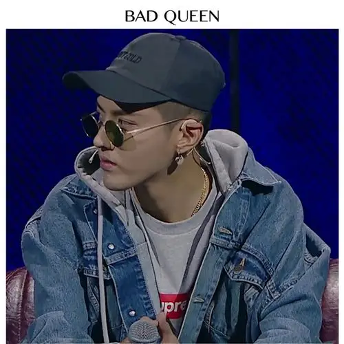 明星吴亦凡同款bf港风棒球服oversize情侣装牛仔衣外套女ulzzang