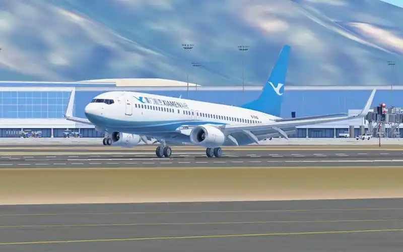 厦门航空737-800 软着陆香港25l