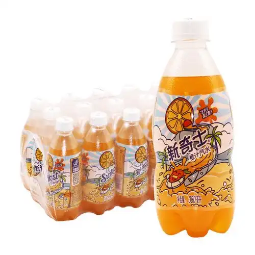 碳酸屈臣氏新奇士酸果汁汽水饮料380ml小瓶瓶装整箱果味