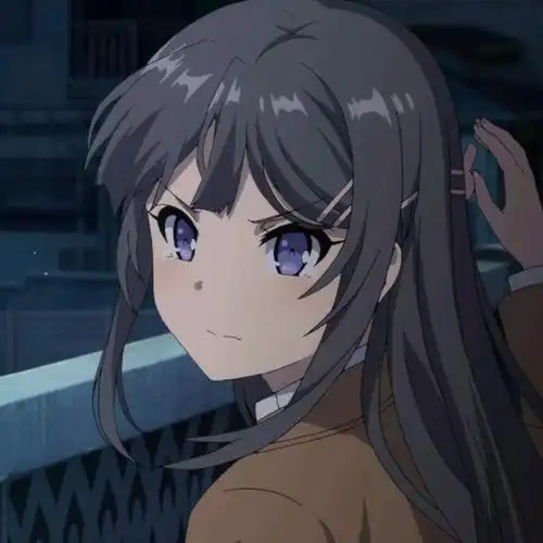 青春猪头少年不会梦到兔女郎学姐樱岛麻衣自截头像单头情头表情包②