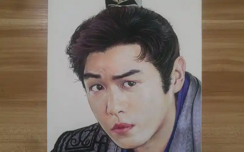 【彩铅手绘】庆余年 范闲 张若昀 8分钟极速版 给我个机会看完可好?