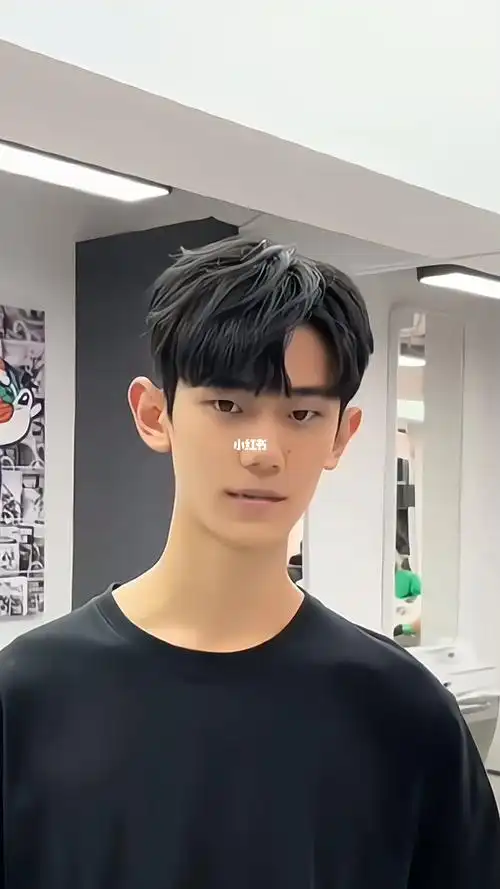 韩式男生发型推荐韩式三七分气垫烫暖男又阳光上海男生剪发发型