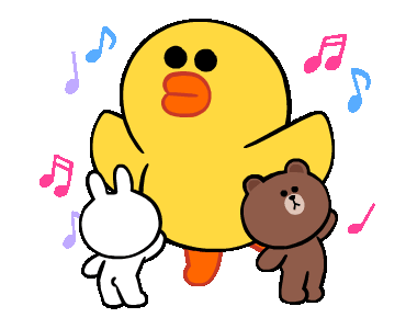 linefriends表情包可爱的布朗熊和可妮兔来给他们配上文字吧