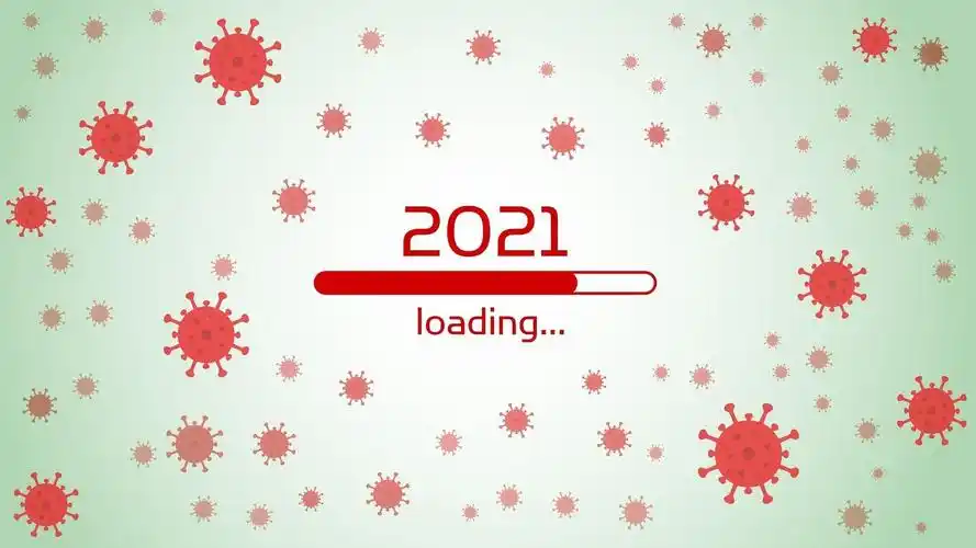 2021年正在加载中创意背景图_节庆电脑壁纸-壁纸族