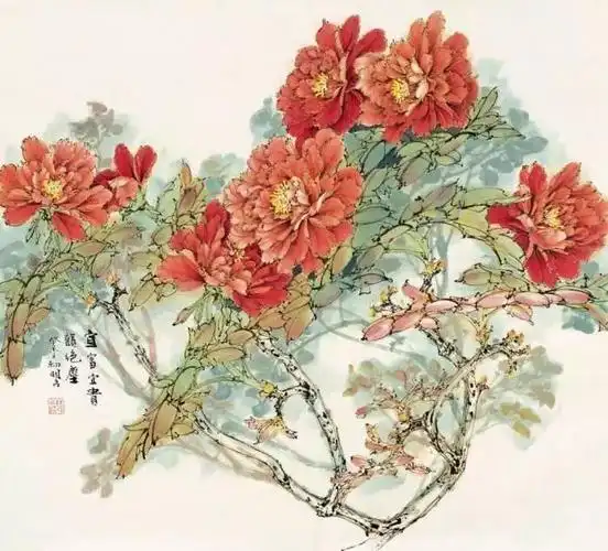 盛世荣华——画家曹明冉的双沟牡丹欣赏