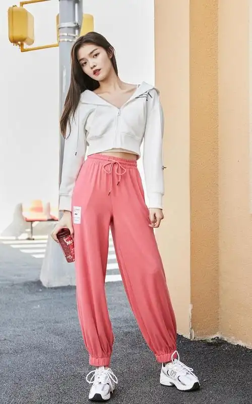 vero moda春季新款复古萝卜裤型九分休闲裤女321174006 蓝 155/60a/xs