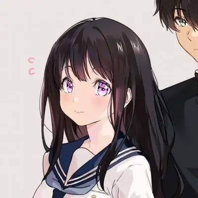 动漫头像动漫情头冰菓折木奉太郎千反田可爱p站