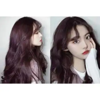 染发剂自己在家染学生彩色雾霾蓝黑脏橘2021流行色雾感星空紫