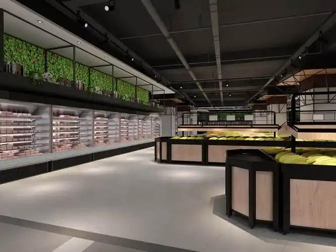 工程案例 办公店面装修 生鲜店装修 标签