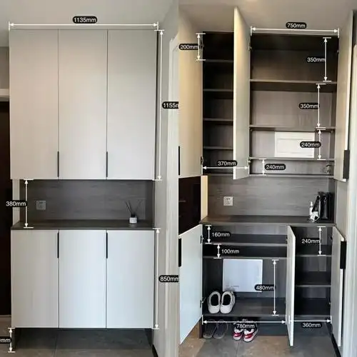 30种鞋柜格局尺寸图,收藏备用,装修不再难倒你_网易订阅