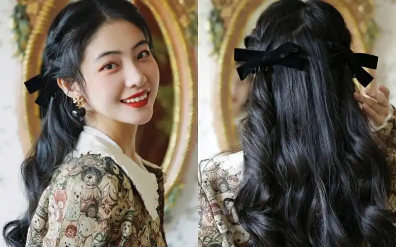 一学就会!甜美小公主披肩编发1分钟get7815