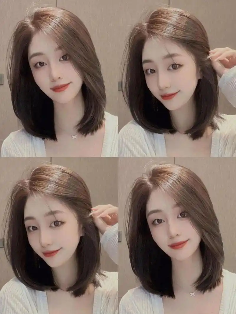 天津减龄免打理锁骨发 中长发发型推荐 齐肩锁骨发 98|||简约耐看