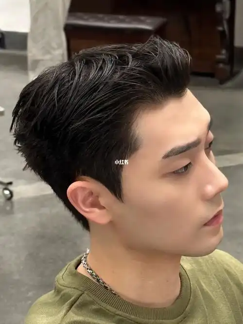 韩系简约干净高级男生小背头女生都喜欢的