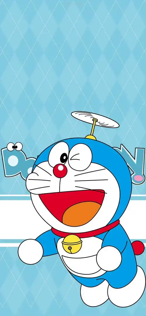 哆啦a梦蓝胖子壁纸 治愈你的不开心