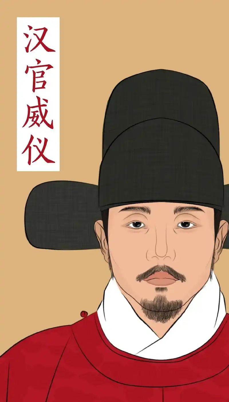 自画像体验明代汉官威仪.前后七小时左右,慢工也没出什么细活, - 抖音