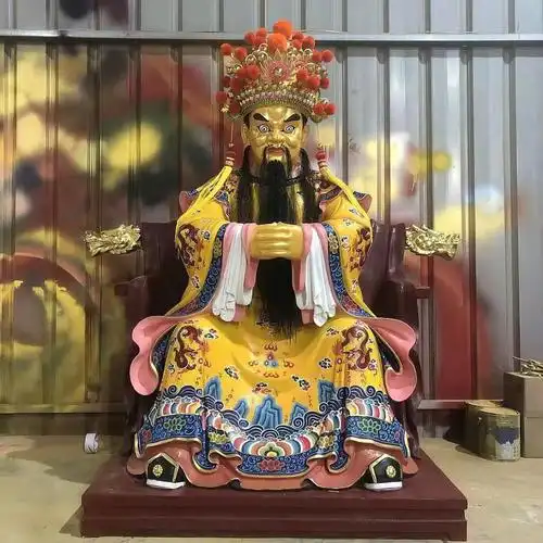 龙五爷 五台山五爷佛像 四海五海龙王龙母神像树脂玻璃铸铜摆件 1.