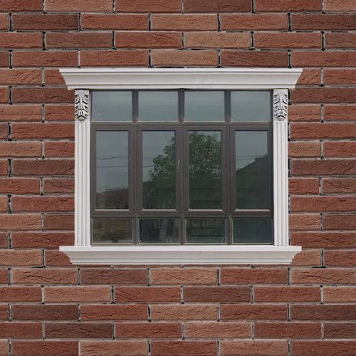 线条eps泡沫建房模块grc欧式别墅外墙窗套相框线条