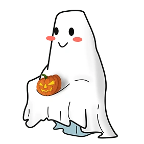 万圣节小鬼可爱布鬼萌萌万圣节小布鬼