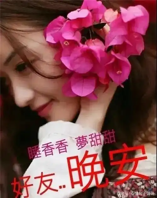 适合群发晚上好问候动态表情图片 晚安问候语图片带字温馨