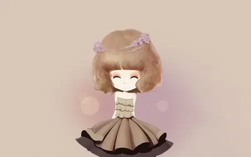 花花姑娘,可爱,萌,插话绘画,桑诶姆,花语,忧愁思念,光辉丁香姑娘壁纸