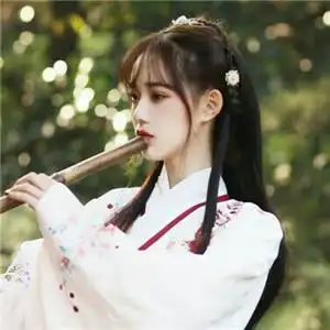 高清唯美的白色古风女生头像图片超好看的白衣女头像