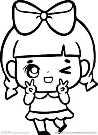 女孩设计图全身简笔画人物少女人物简笔画怎么画小女孩怎么画人物简笔