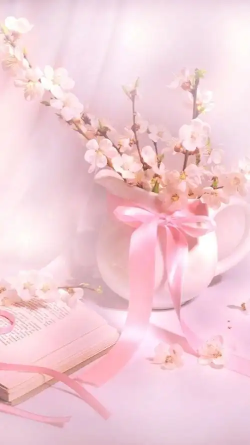 粉色系壁纸 满满少女心点赞收图