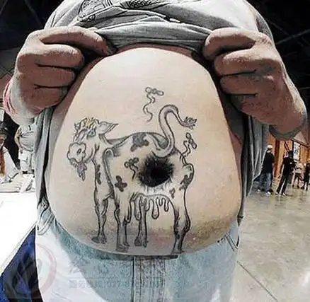 滑屏世界十大最疯狂的纹身优秀国女子展示肛门纹身